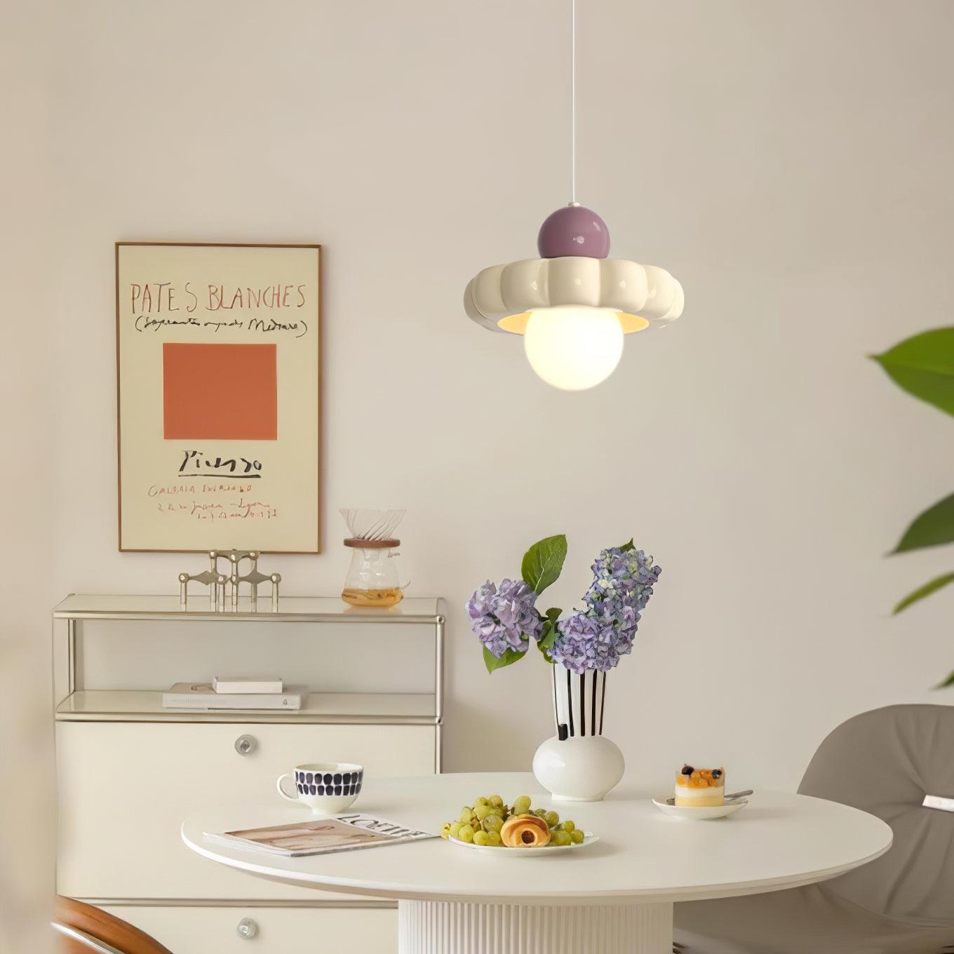 cream-cloud-pendant-lamp-anzaz-Milk coffee + Wine red-3