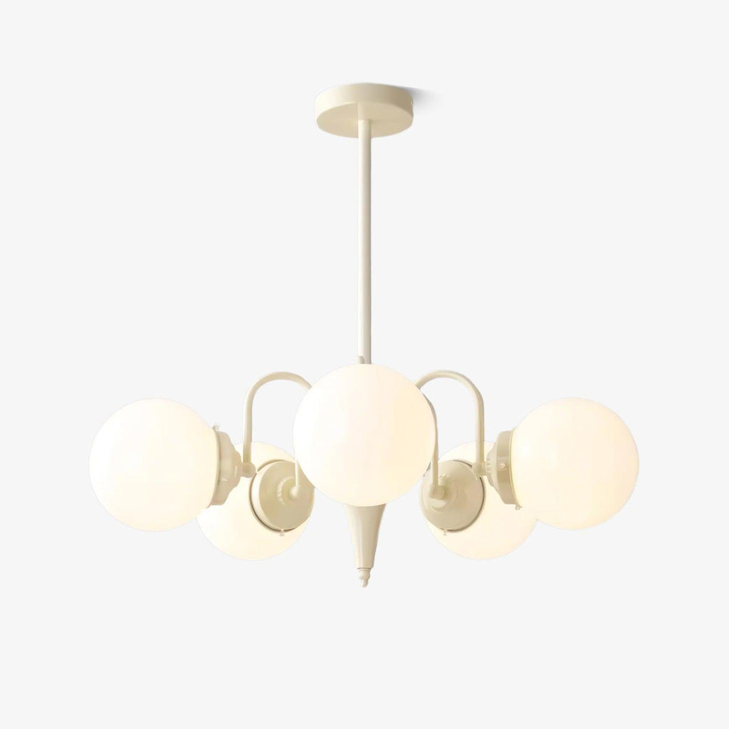cream-glass-ball-chandelier-anzaz-Cream White-1