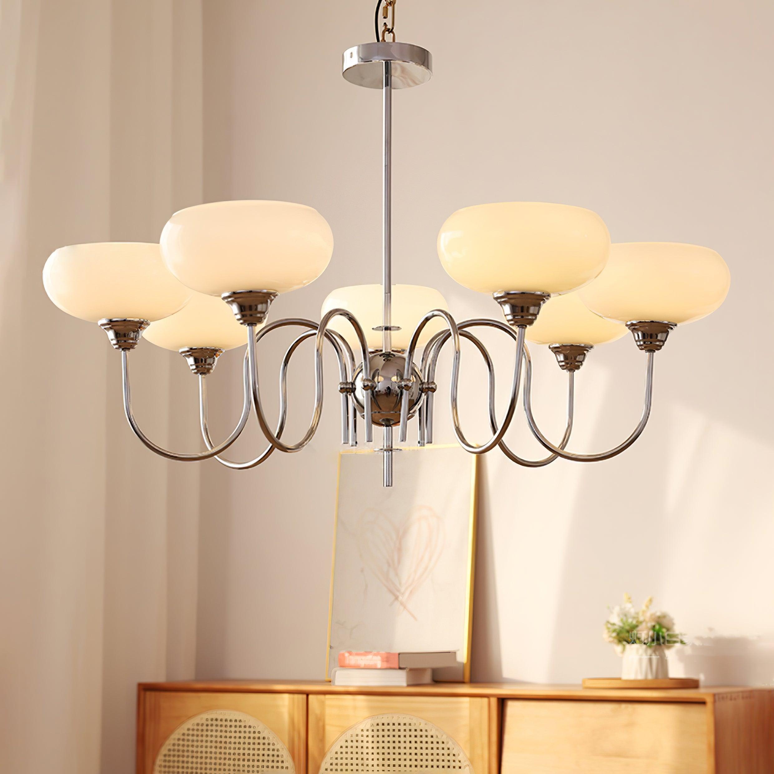 creamy-persimmon-chandelier-anzaz-Chrome & Milk white-3