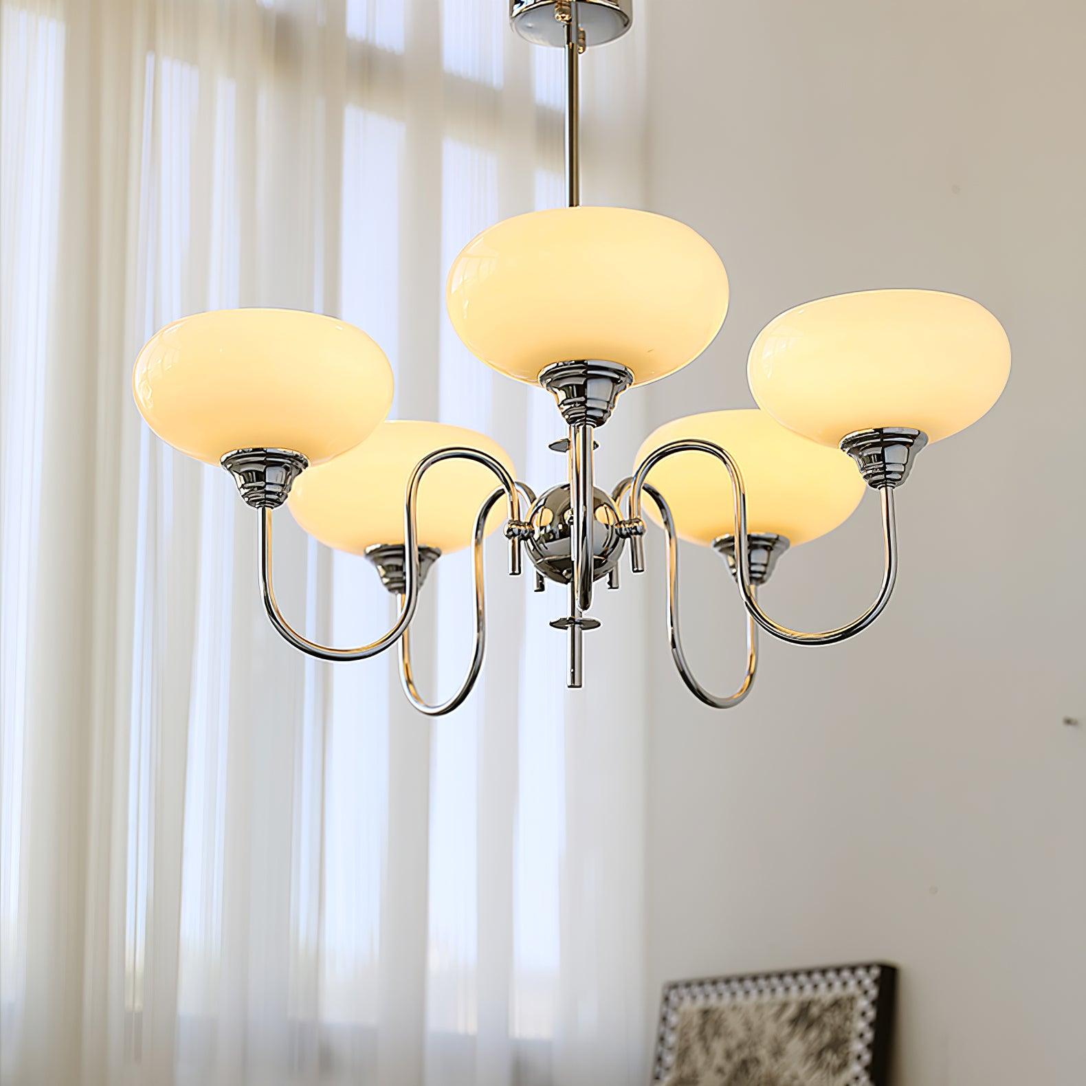 creamy-persimmon-chandelier-anzaz-Gold & Milk white-5