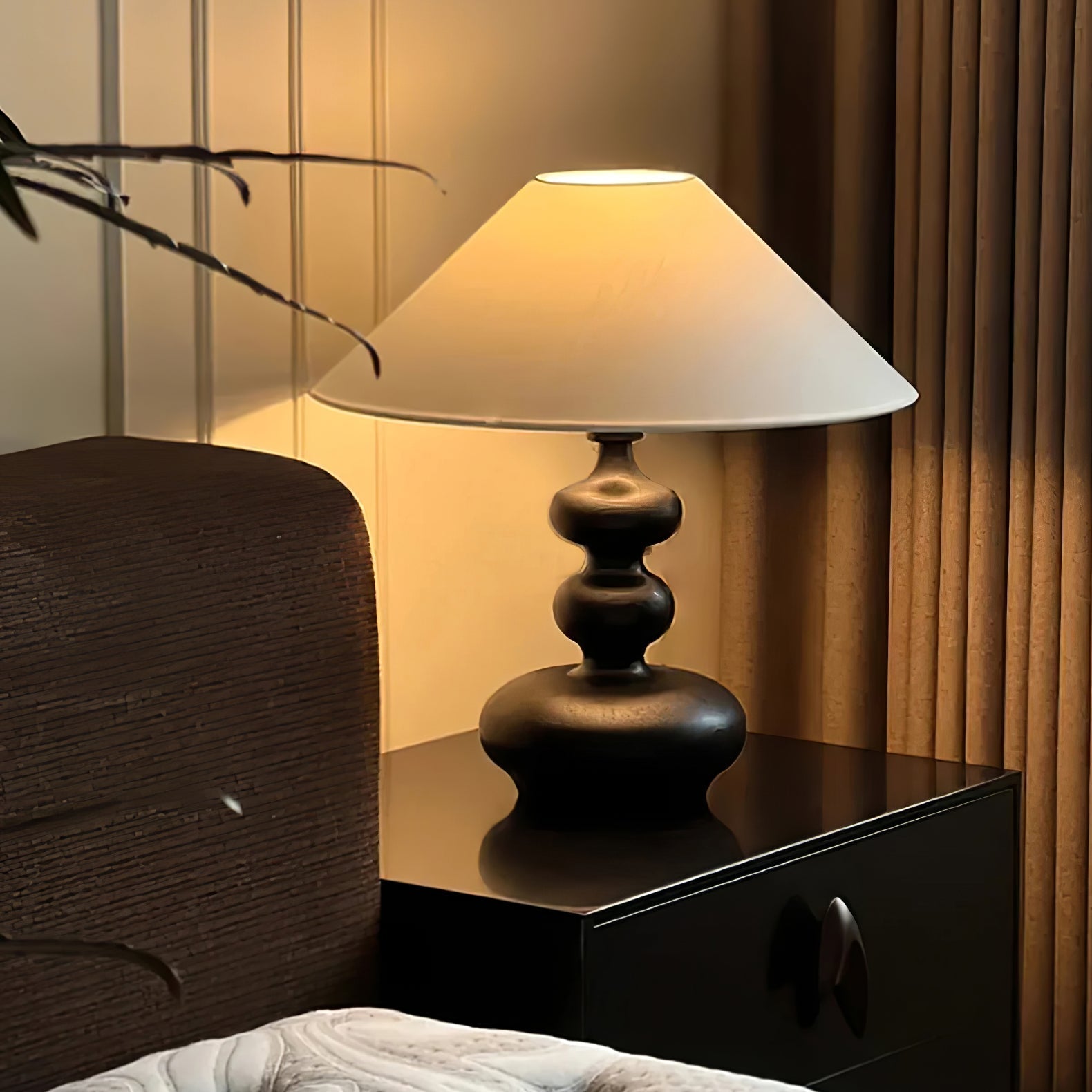 creative-gourd-table-lamp-anzaz-Walnut Color-4