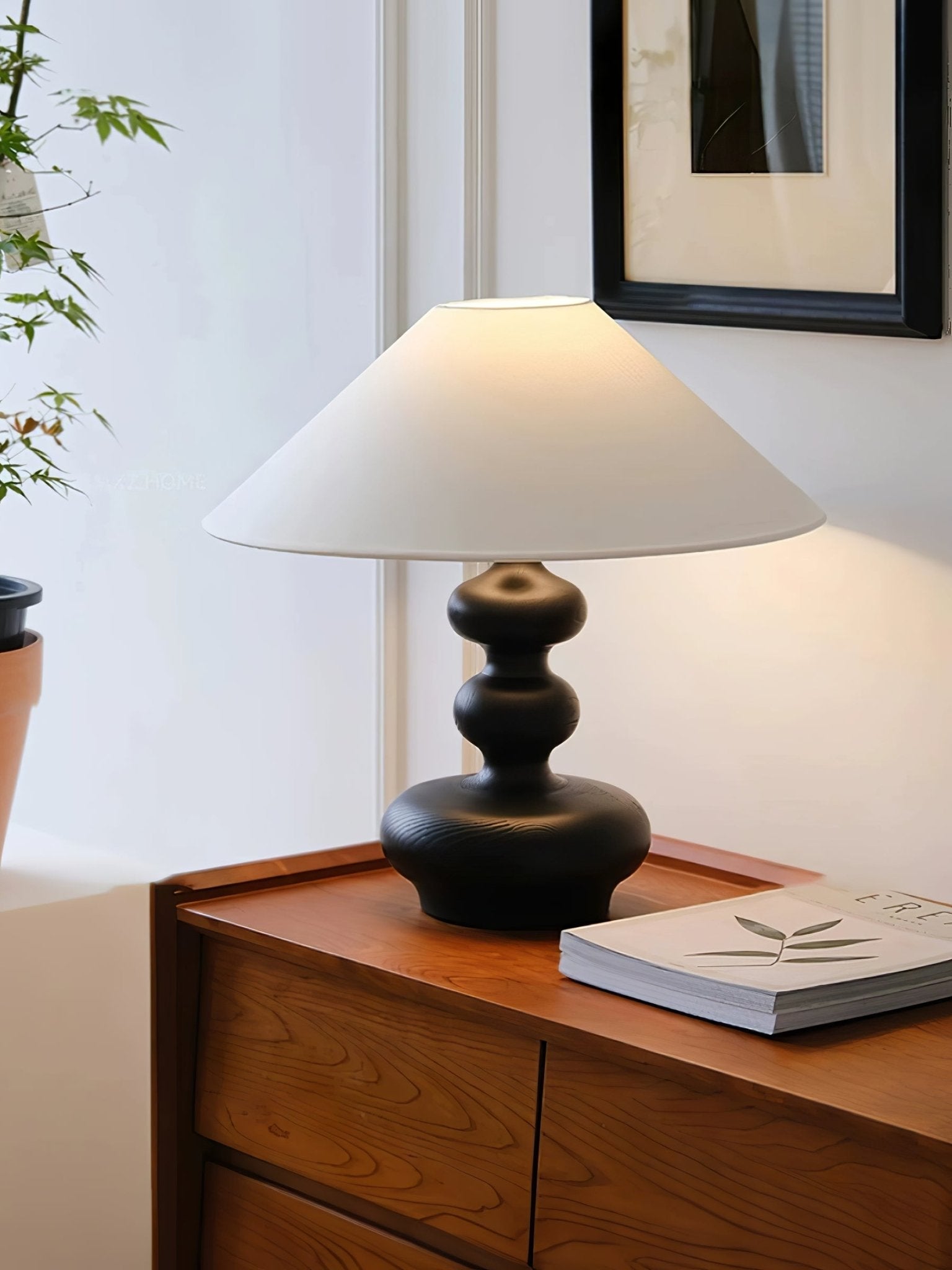 creative-gourd-table-lamp-anzaz-Walnut Color-2