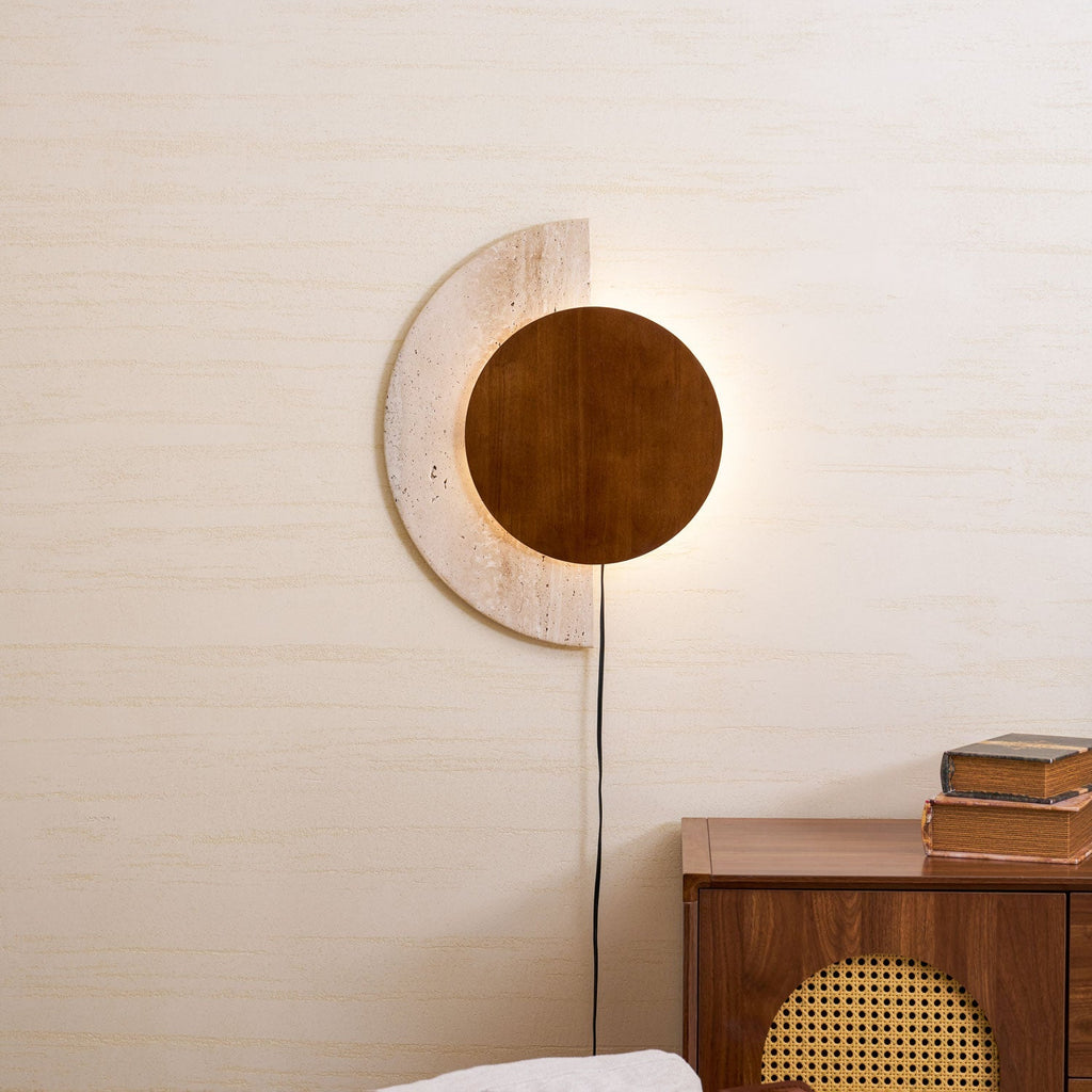 crescent-halo-plug-in-wall-sconce-anzaz-Yellow Travertine & Wood Color (Warm Light)-23