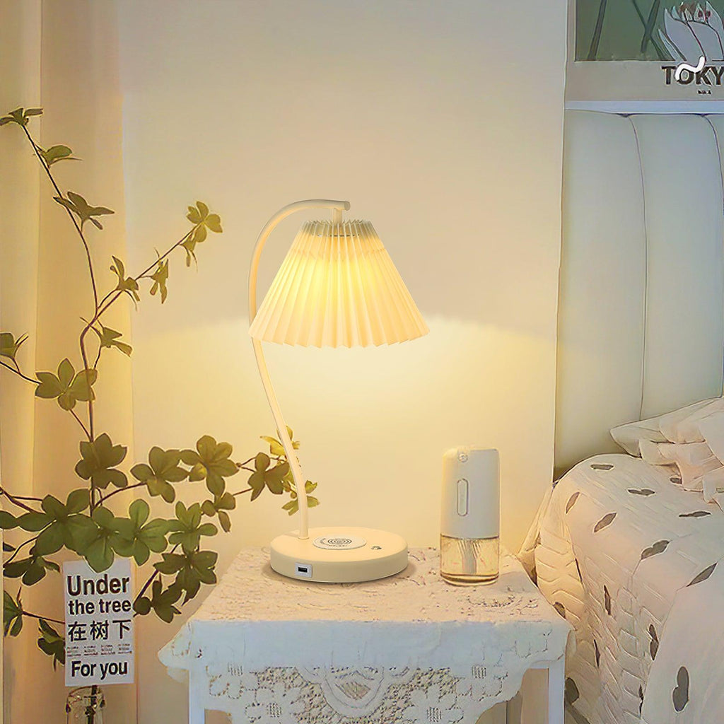 crescini-pleated-table-lamp-anzaz-Cream & White-4