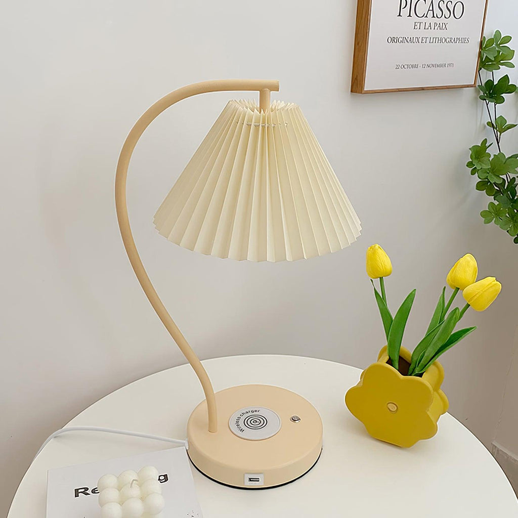 crescini-pleated-table-lamp-anzaz-Cream & Light Yellow-7