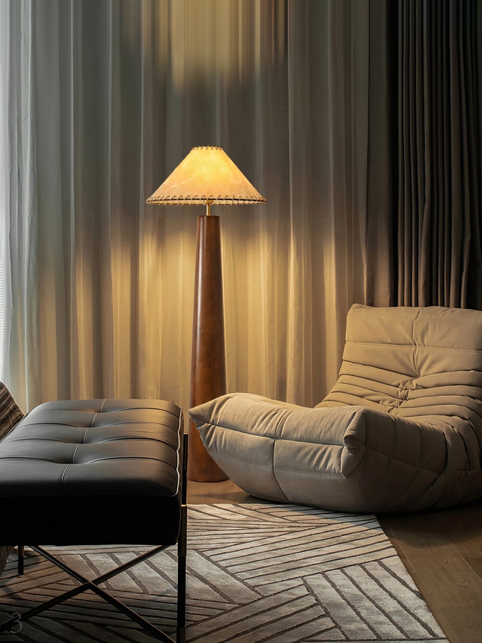 crestview-paper-column-floor-lamp-anzaz-Dark Rubber Wood & Beige-4