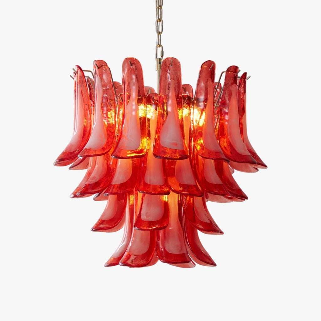 crimson-glass-murano-petals-chandelier-anzaz-Crimson Glass & Nickel-1