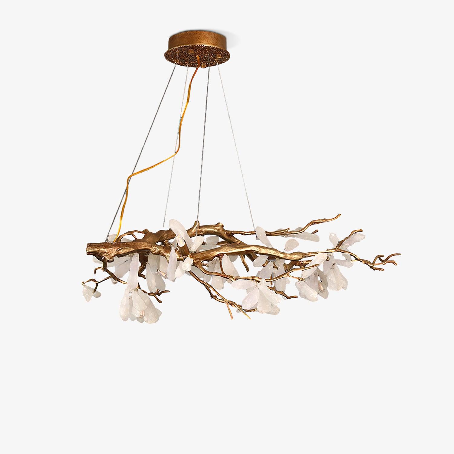 crushed-natural-stone-chandelier-anzaz-Brass-1