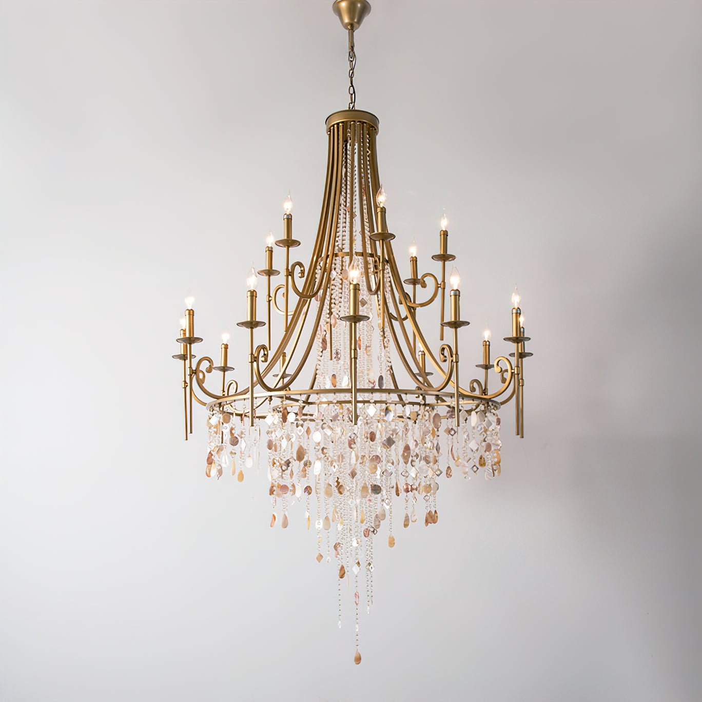 tatum-lux-shell-crystal-chandelier-anzaz-Black & Clear Crystal-2