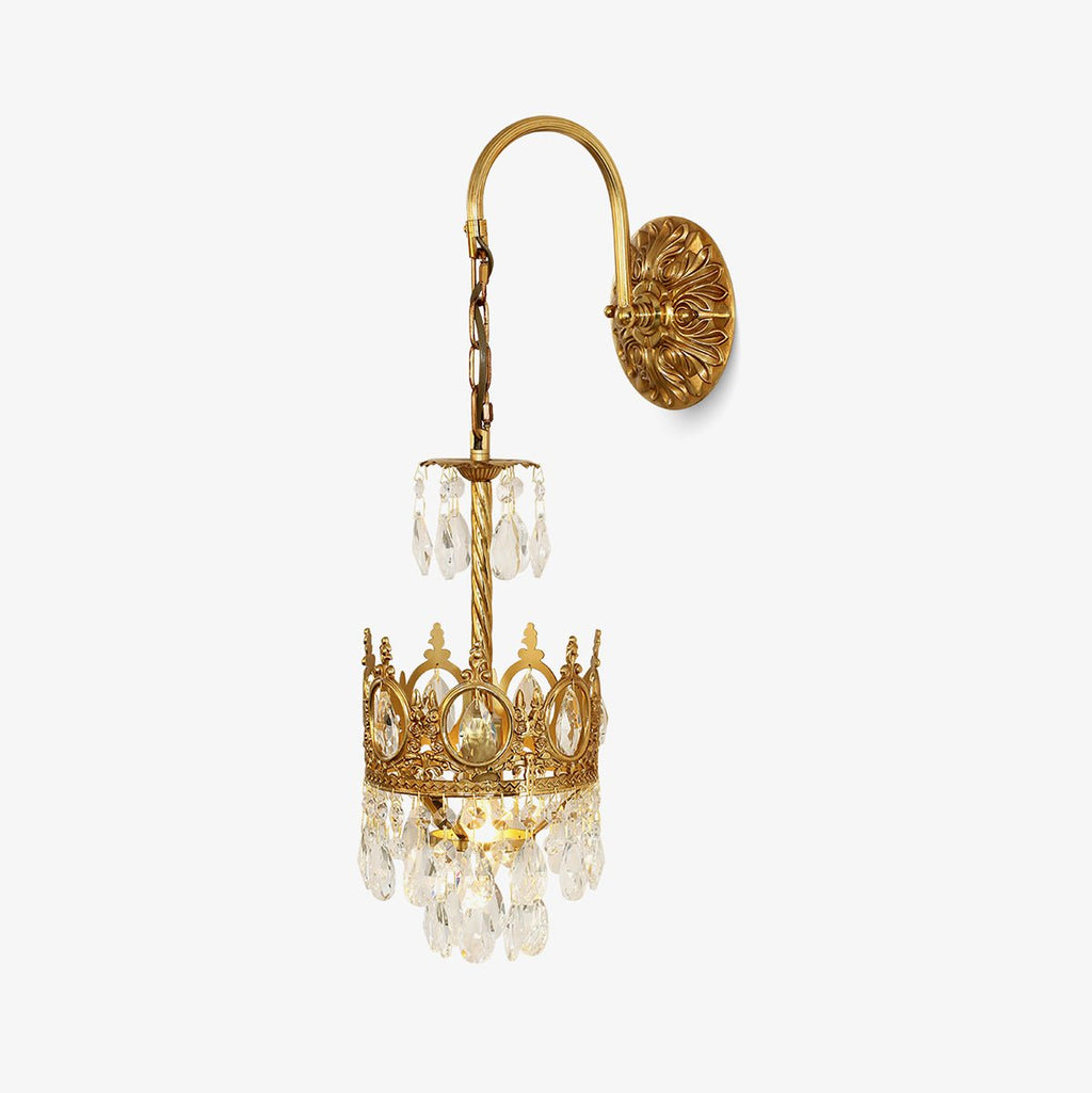 crystal-crown-wall-light-anzaz-Copper & Clear crystal-1