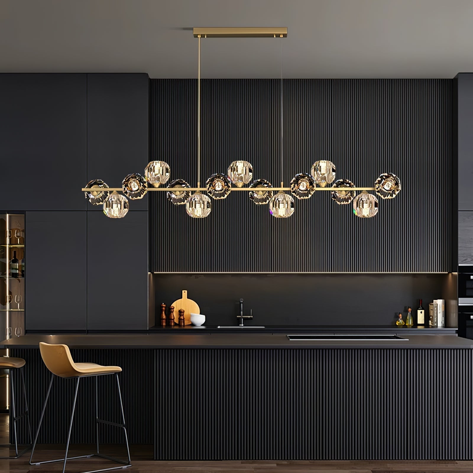 crystal-glass-ball-chandelier-anzaz--18