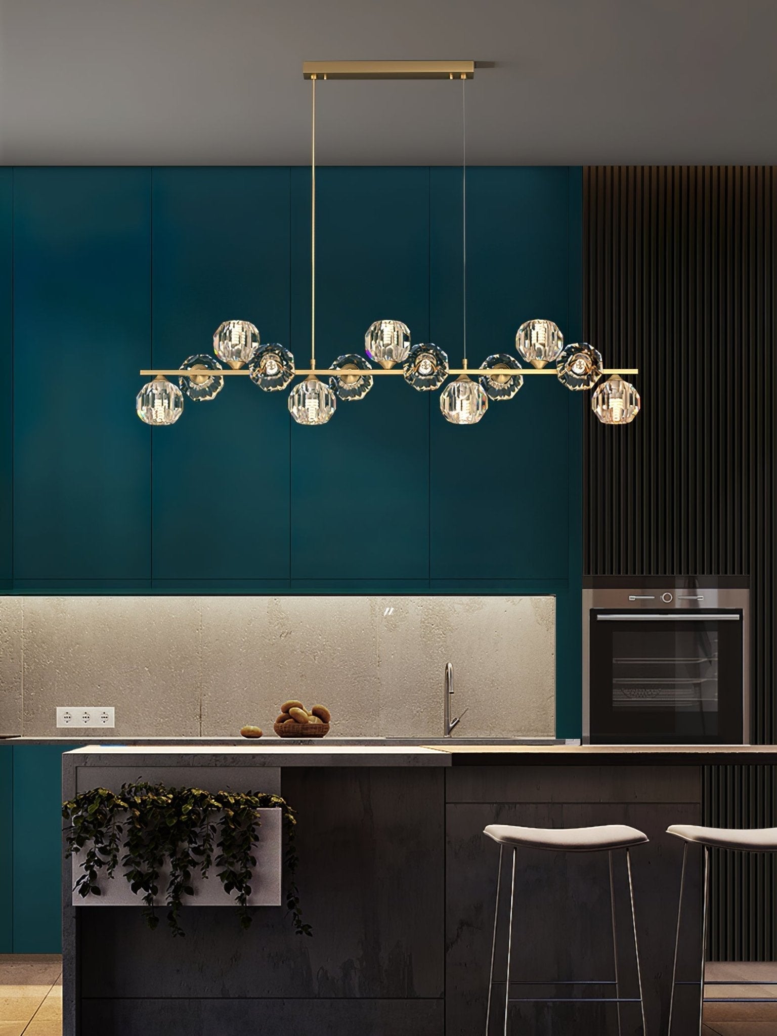 crystal-glass-ball-chandelier-anzaz--24