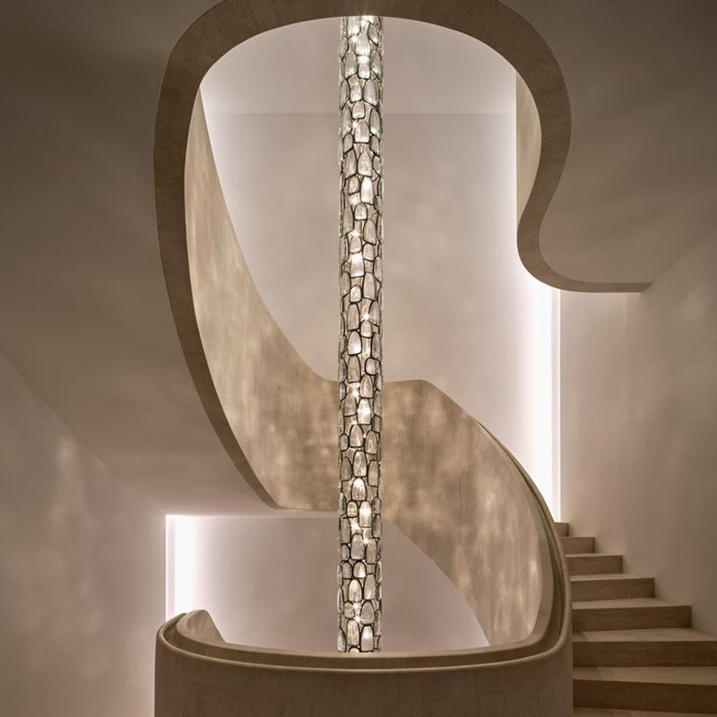 crystal-mosaic-column-pendant-lamp-anzaz-Gold & Clear-2