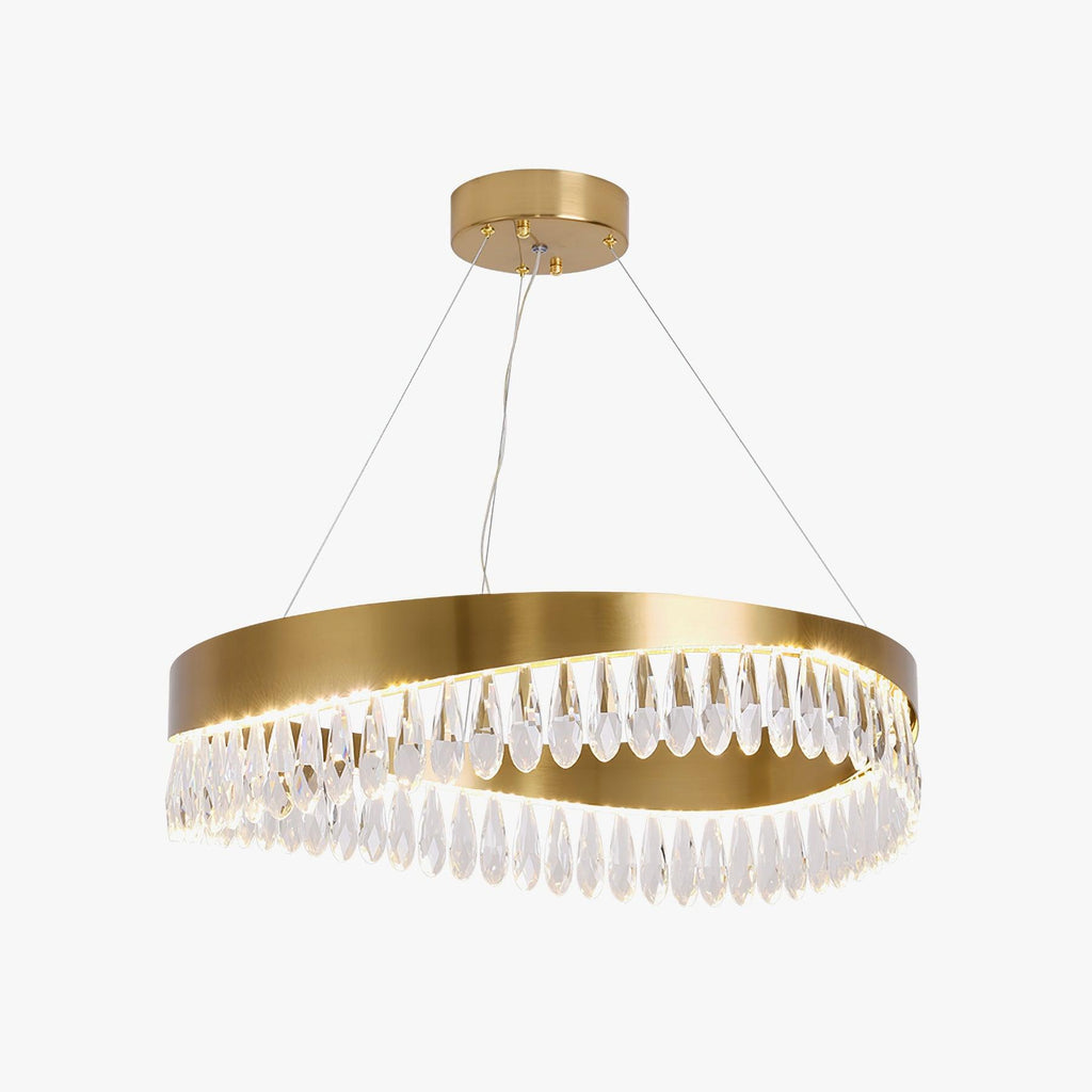crystal-sticks-chandelier-anzaz-Copper plated+Clear-4
