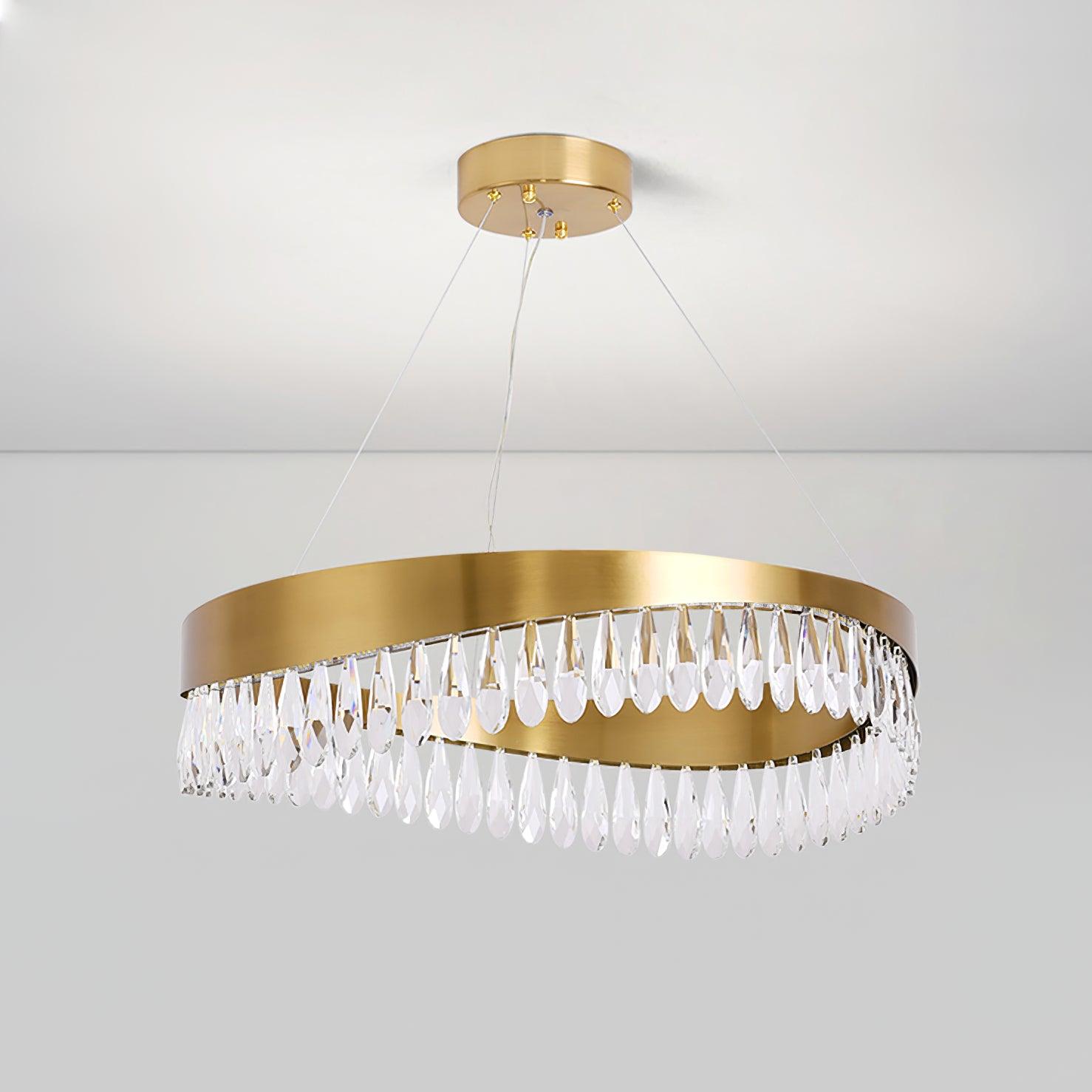 crystal-sticks-chandelier-anzaz-Copper plated+Clear-3