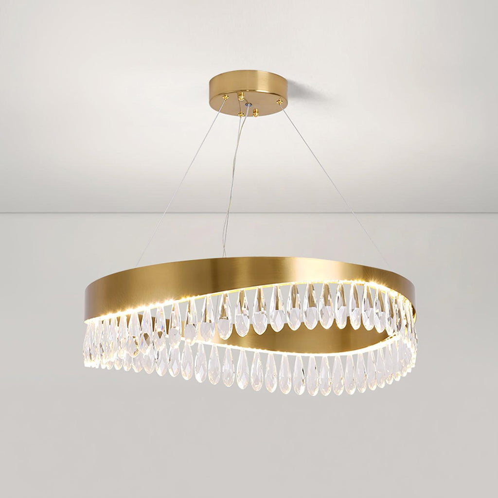crystal-sticks-chandelier-anzaz-Copper plated+Clear-5