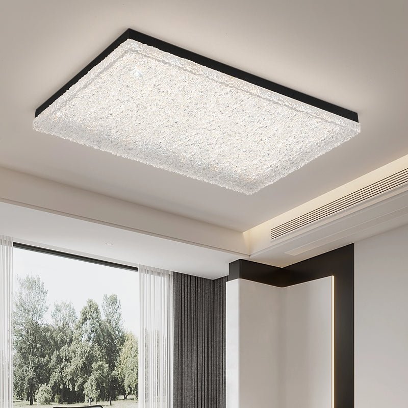 crystalia-resin-ceiling-light-anzaz-Black & Clear-4