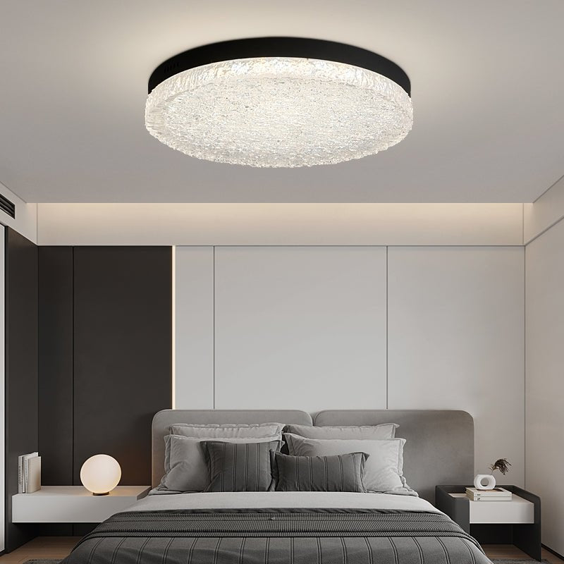 crystalia-resin-ceiling-light-anzaz-Black & Clear-2