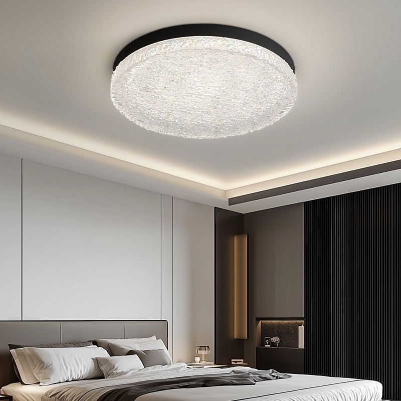 crystalia-resin-ceiling-light-anzaz-Black & Clear-3