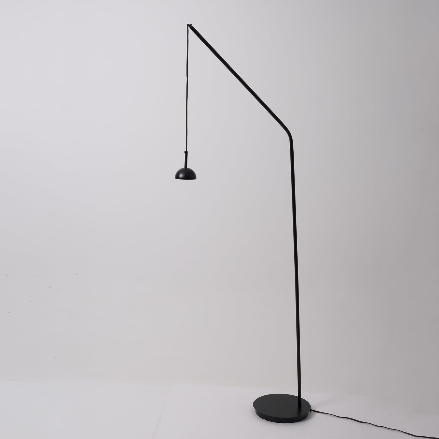 cupolina-floor-lamp-anzaz-Black & Warm Light-2