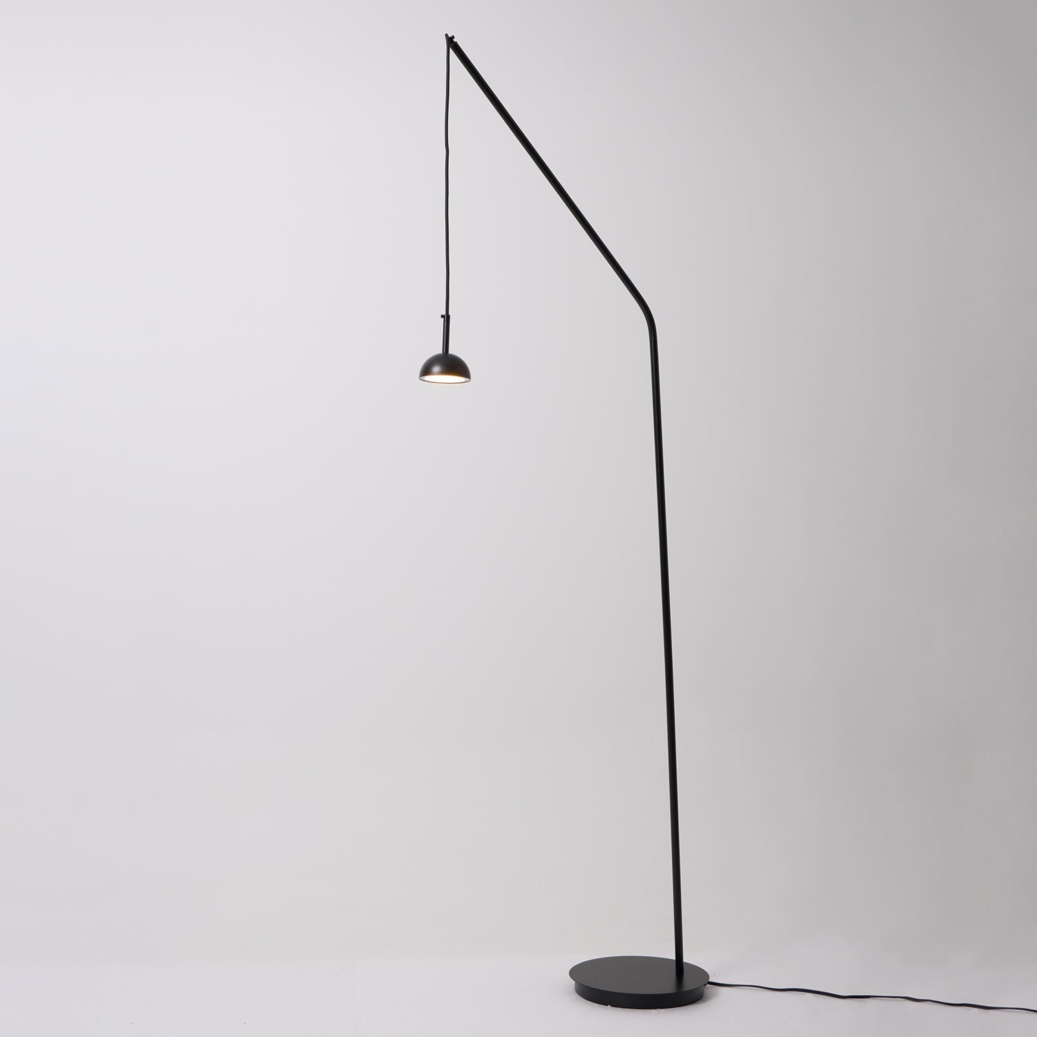 cupolina-floor-lamp-anzaz-Black & Warm Light-3