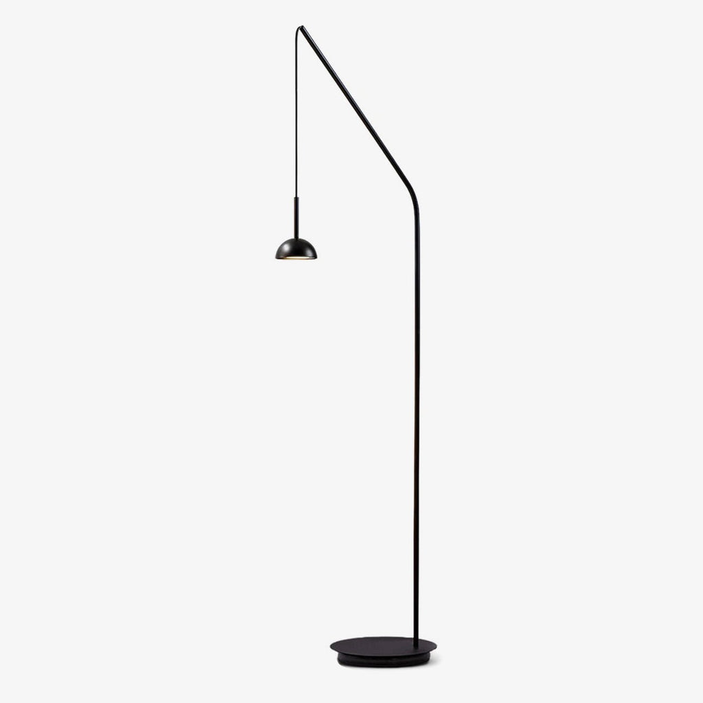 cupolina-floor-lamp-anzaz-Black & Warm Light-1