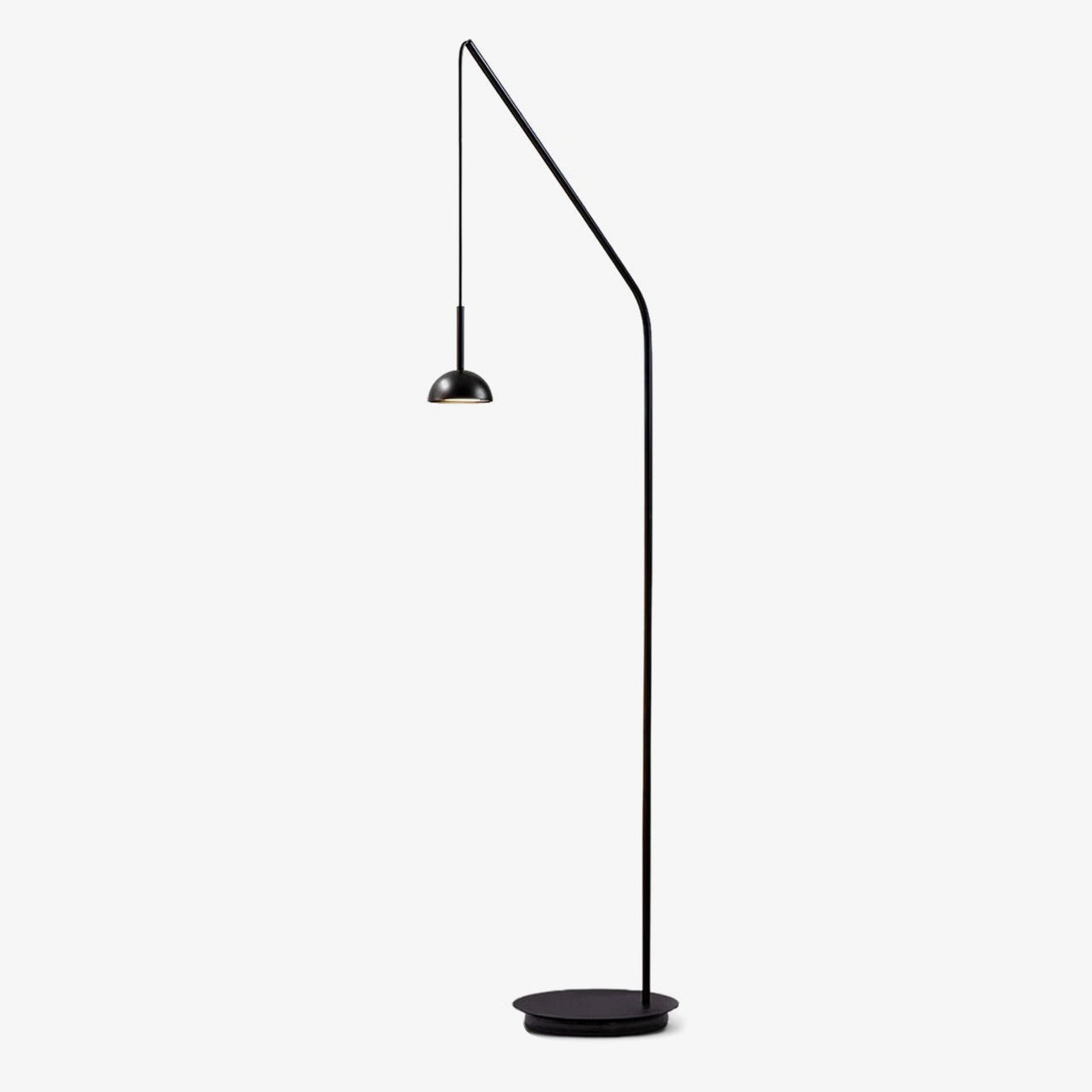 cupolina-floor-lamp-anzaz-Black & Warm Light-1