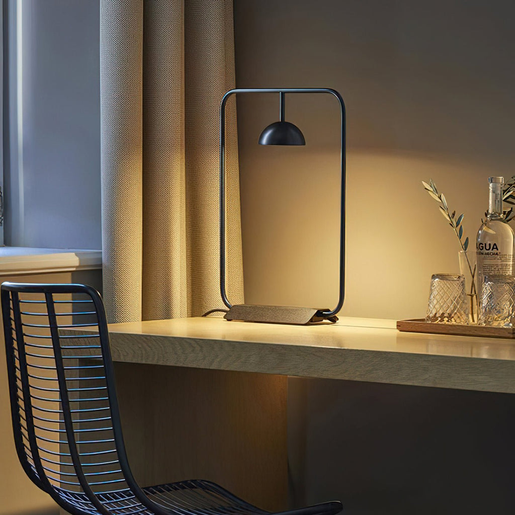cupolina-table-lamp-anzaz-Black & Warm Light-2
