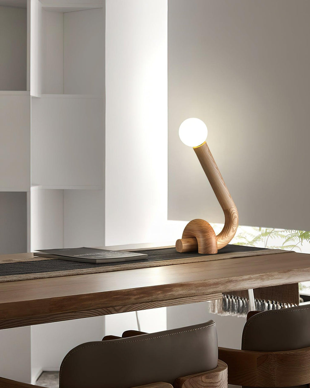 curled-table-lamp-anzaz-Black & Wood color-9