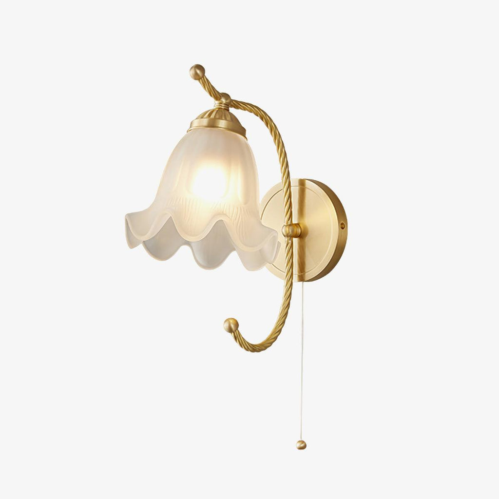 curved-gooseneck-brass-glass-sconce-anzaz-Brass+Opaque glass-1