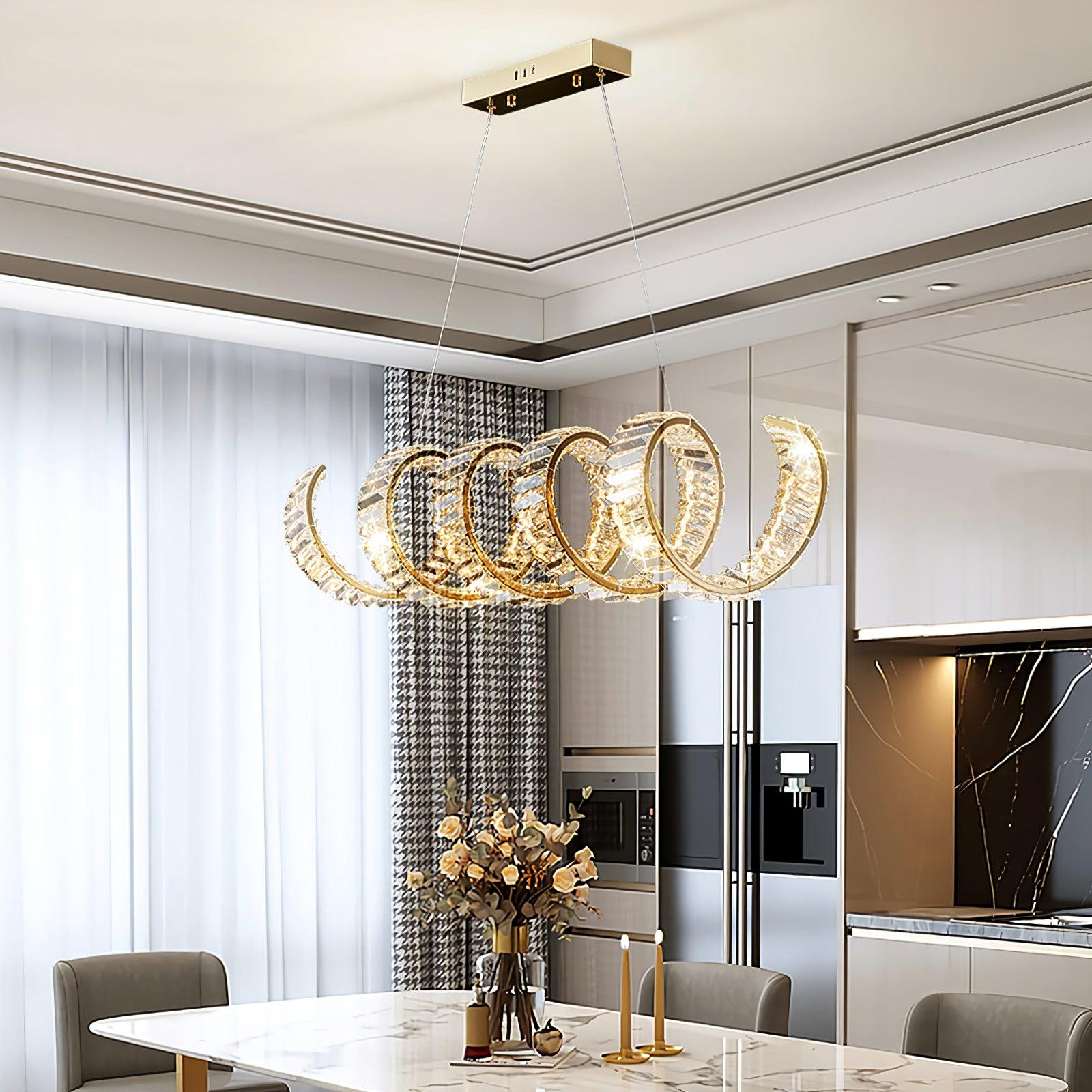 curved-led-chandelier-anzaz-Gold+Clear-2