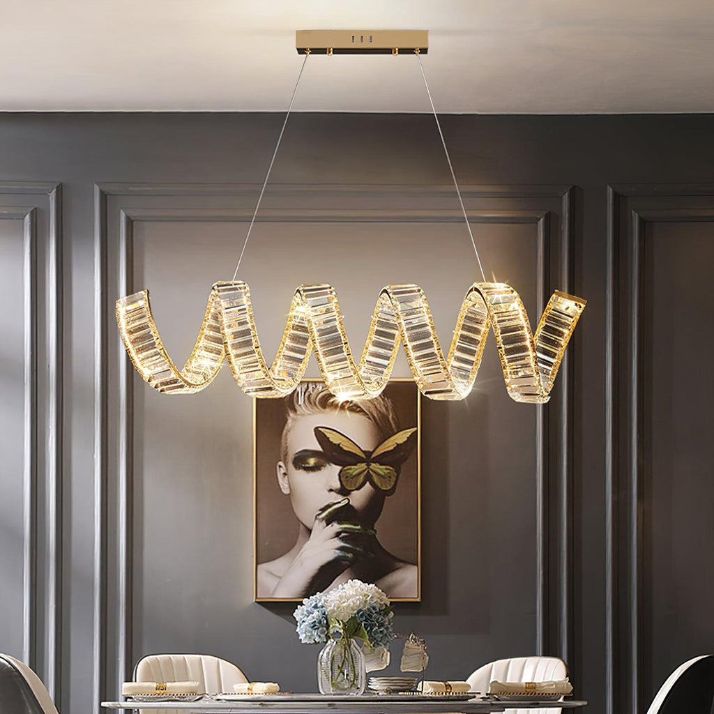 curved-led-chandelier-anzaz-Gold+Clear-4
