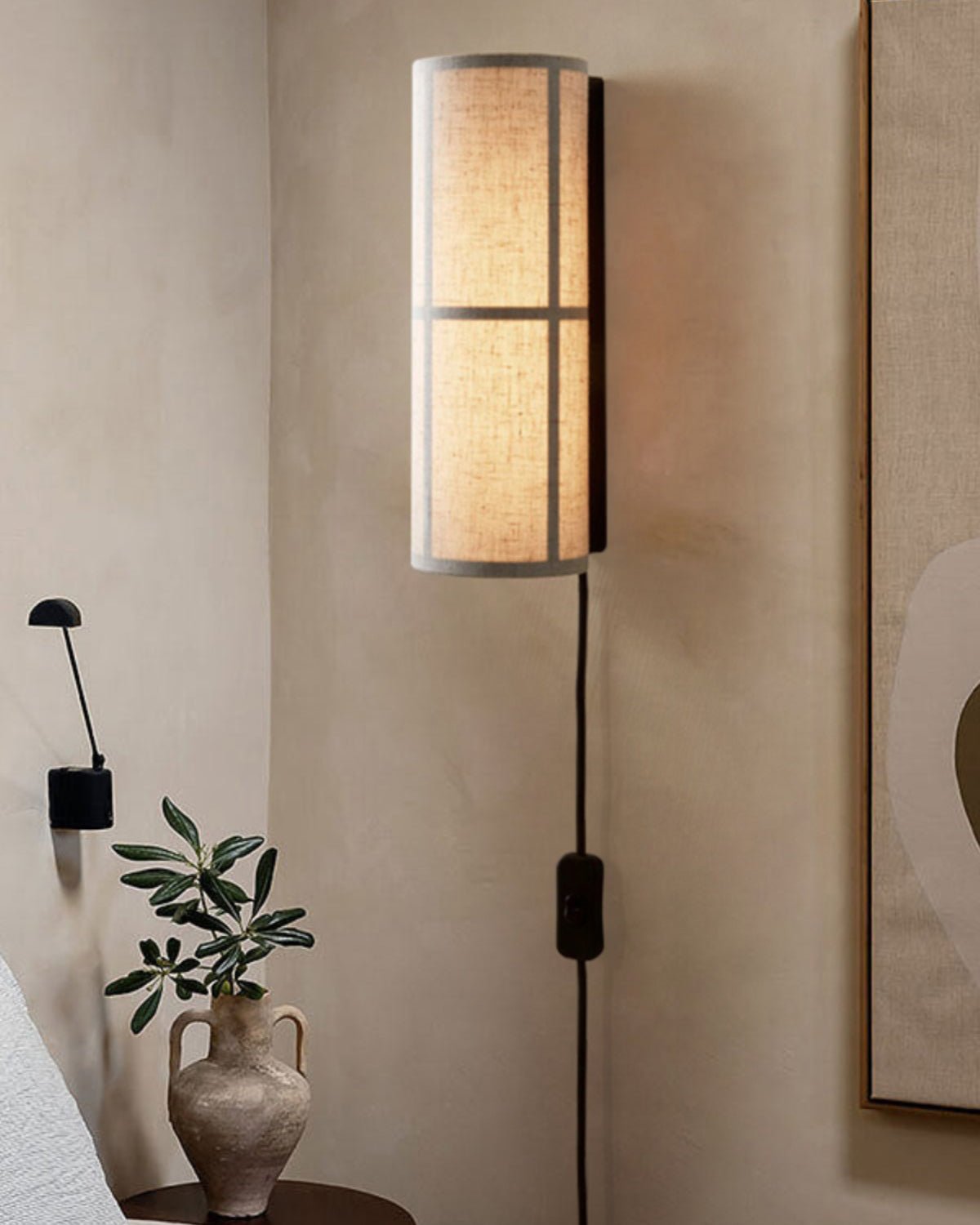 cylinder-fabric-plug-in-wall-lamp-anzaz-White-3