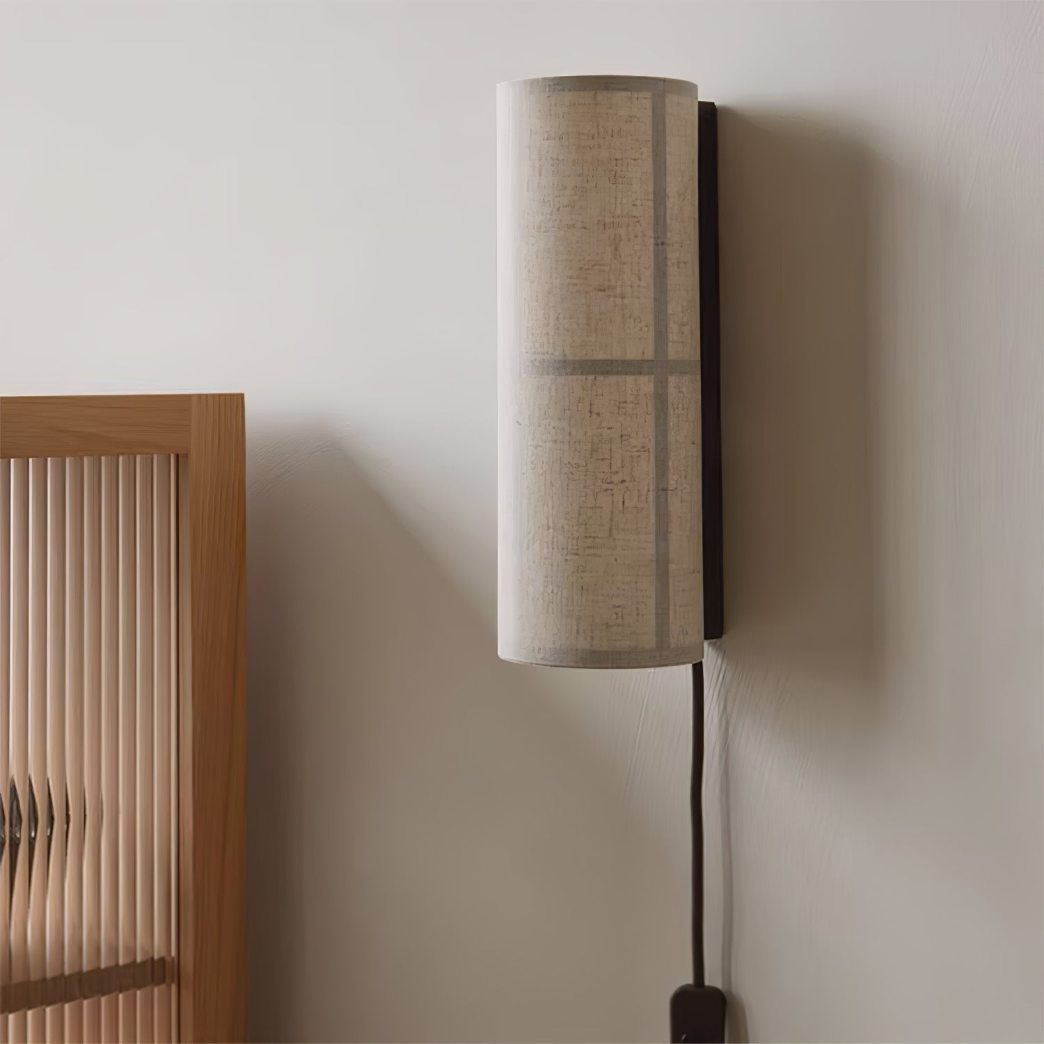 cylinder-fabric-plug-in-wall-lamp-anzaz-Grey Linen-7