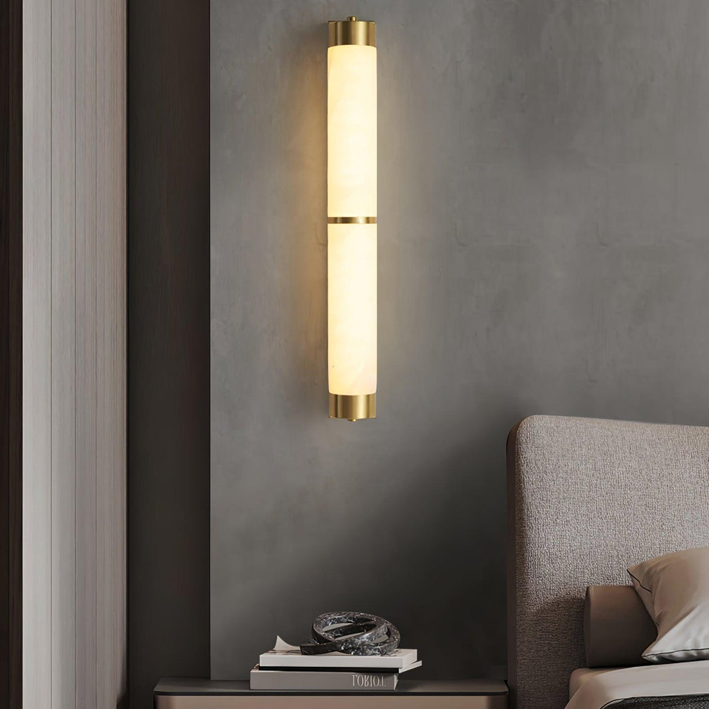 cylindra-alabaster-brass-wall-light-anzaz-Black & White-11