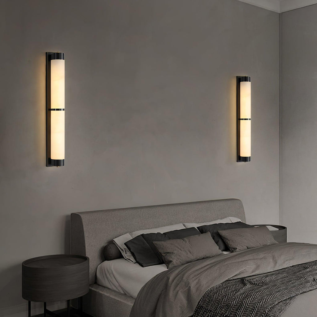 cylindra-alabaster-brass-wall-light-anzaz-Black & White-12