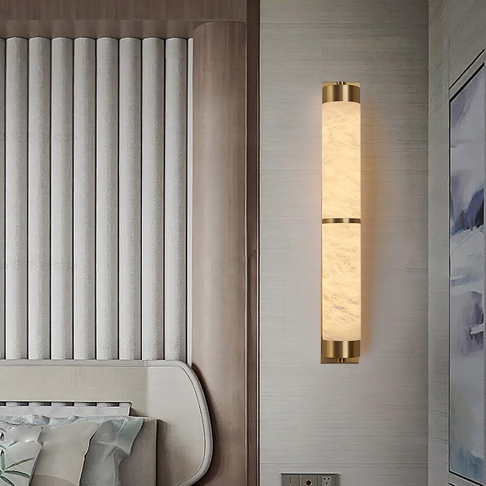 cylindra-alabaster-brass-wall-light-anzaz-Black & White-8