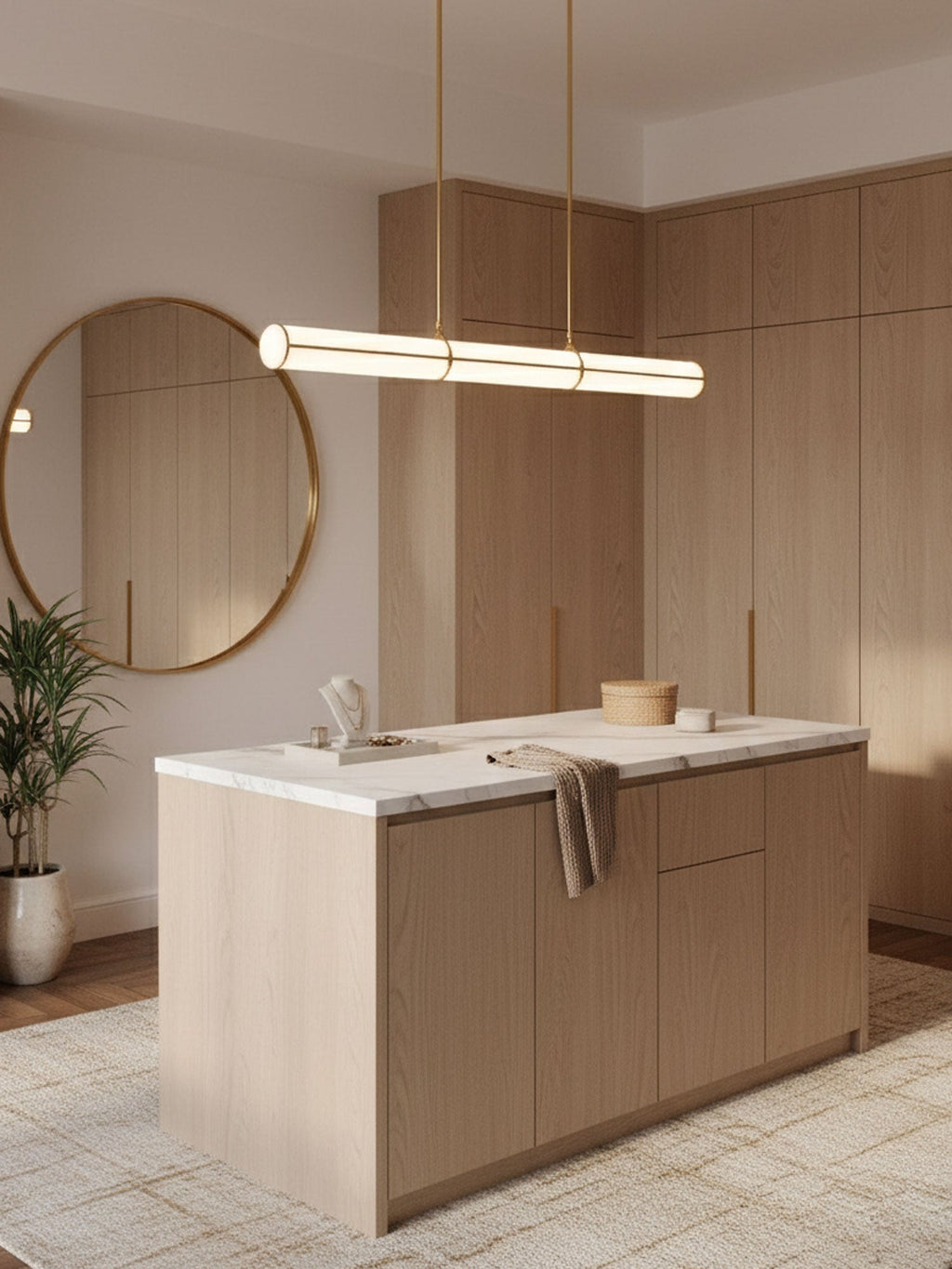 endless-straight-pendant-light-anzaz-Gold & White-9