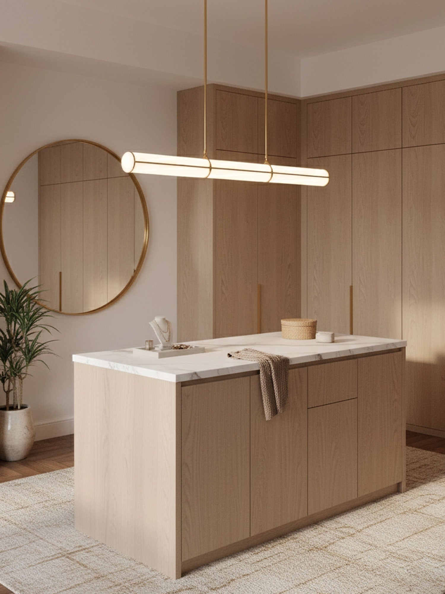 endless-straight-pendant-light-anzaz-Gold & White-9