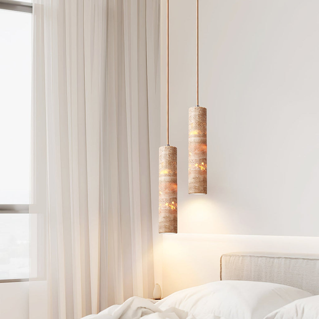cylindrical-travertine-pendant-light-anzaz-Yellow Travertine-2