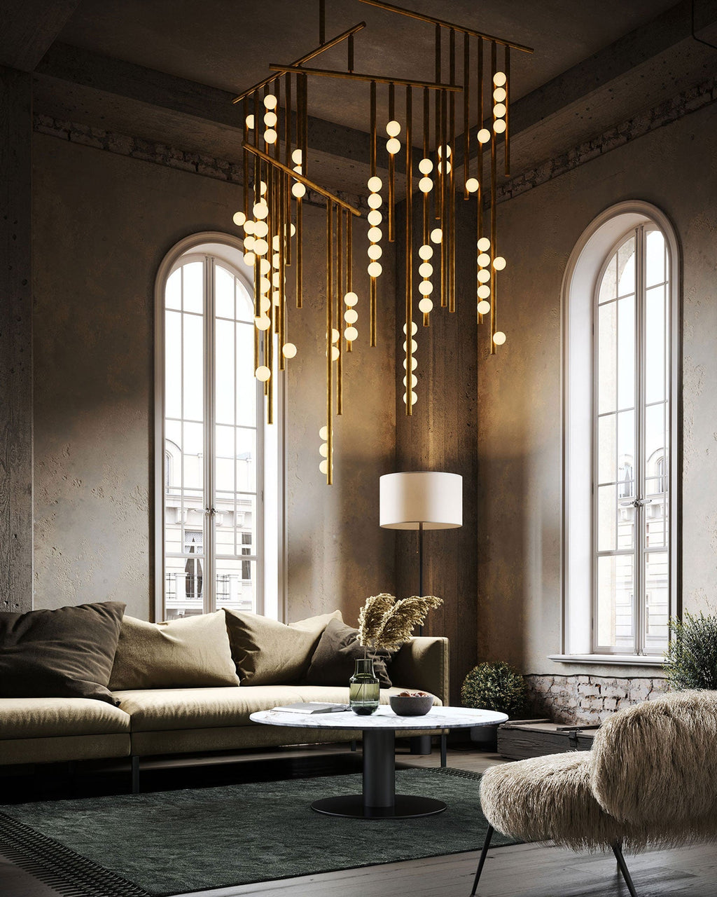 brass-glass-drop-chandelier-anzaz-Black & White-14