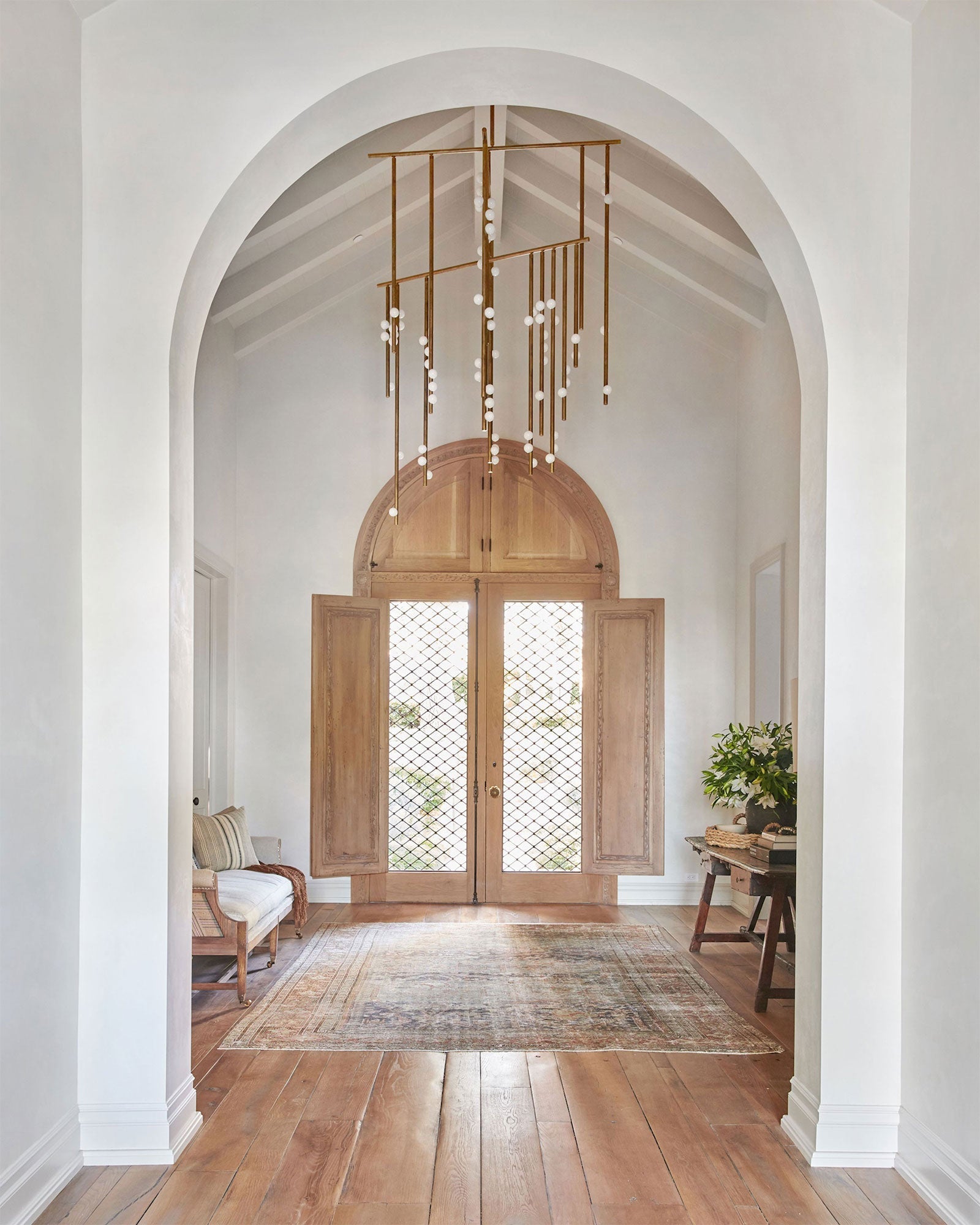 brass-glass-drop-chandelier-anzaz-Nickel & White-19