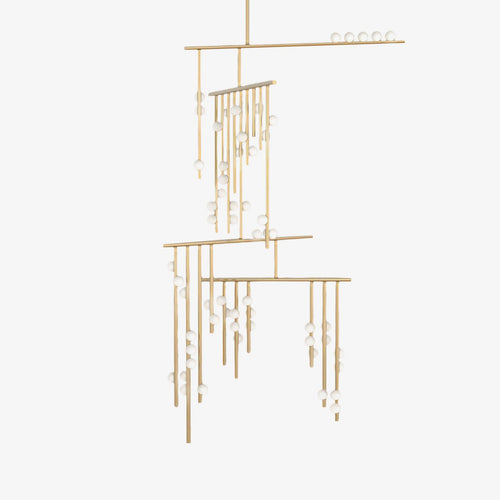 brass-glass-drop-chandelier-anzaz-Brushed Brass & White-1