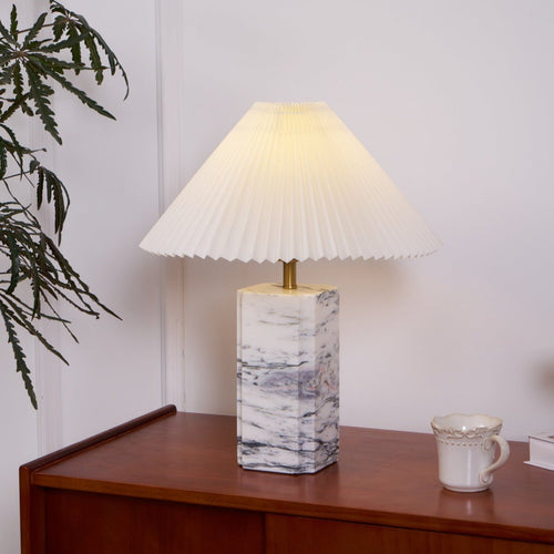 bianca-marble-table-lamp-anzaz-White Lampshade & White Marble-2