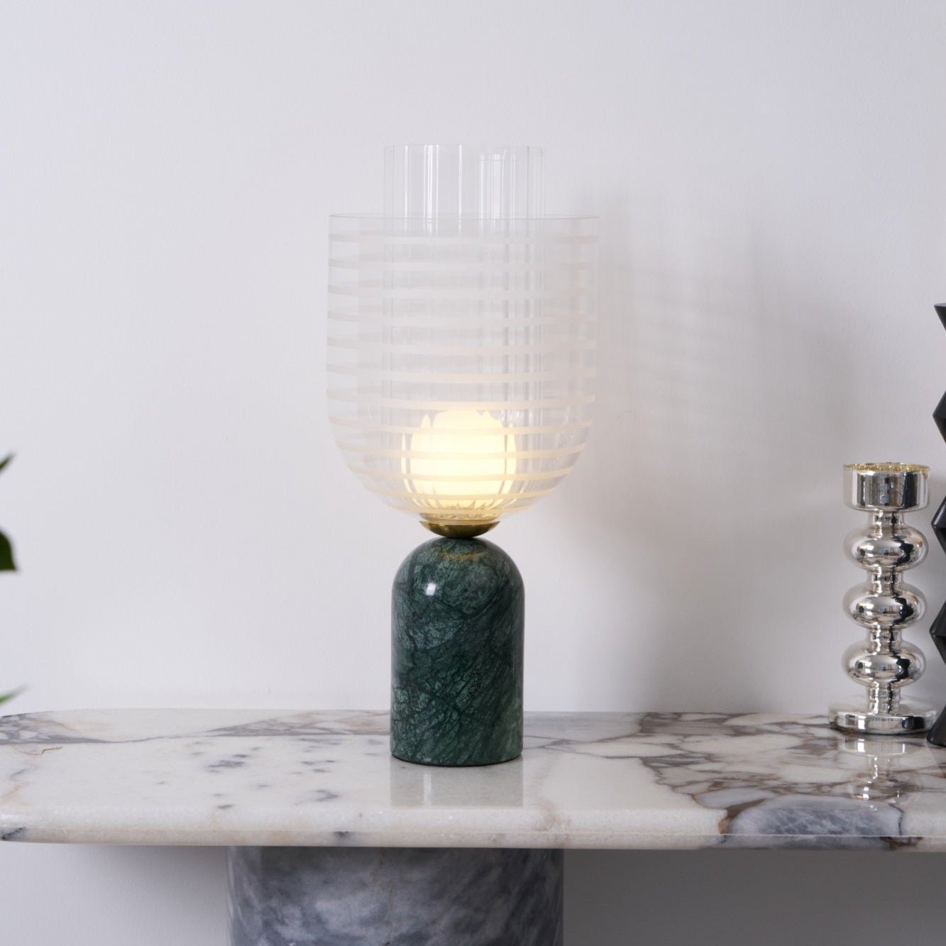 striara-table-lamp-anzaz-Green & Clear-2