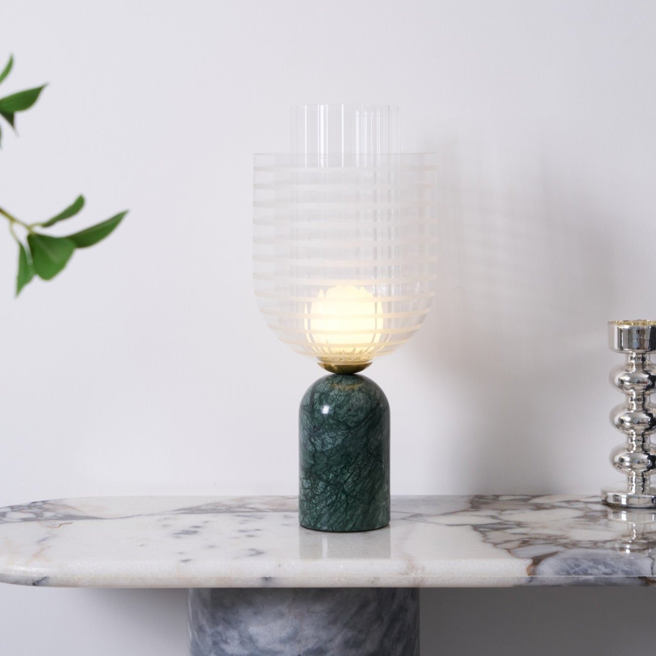 striara-table-lamp-anzaz-Green & Clear-4