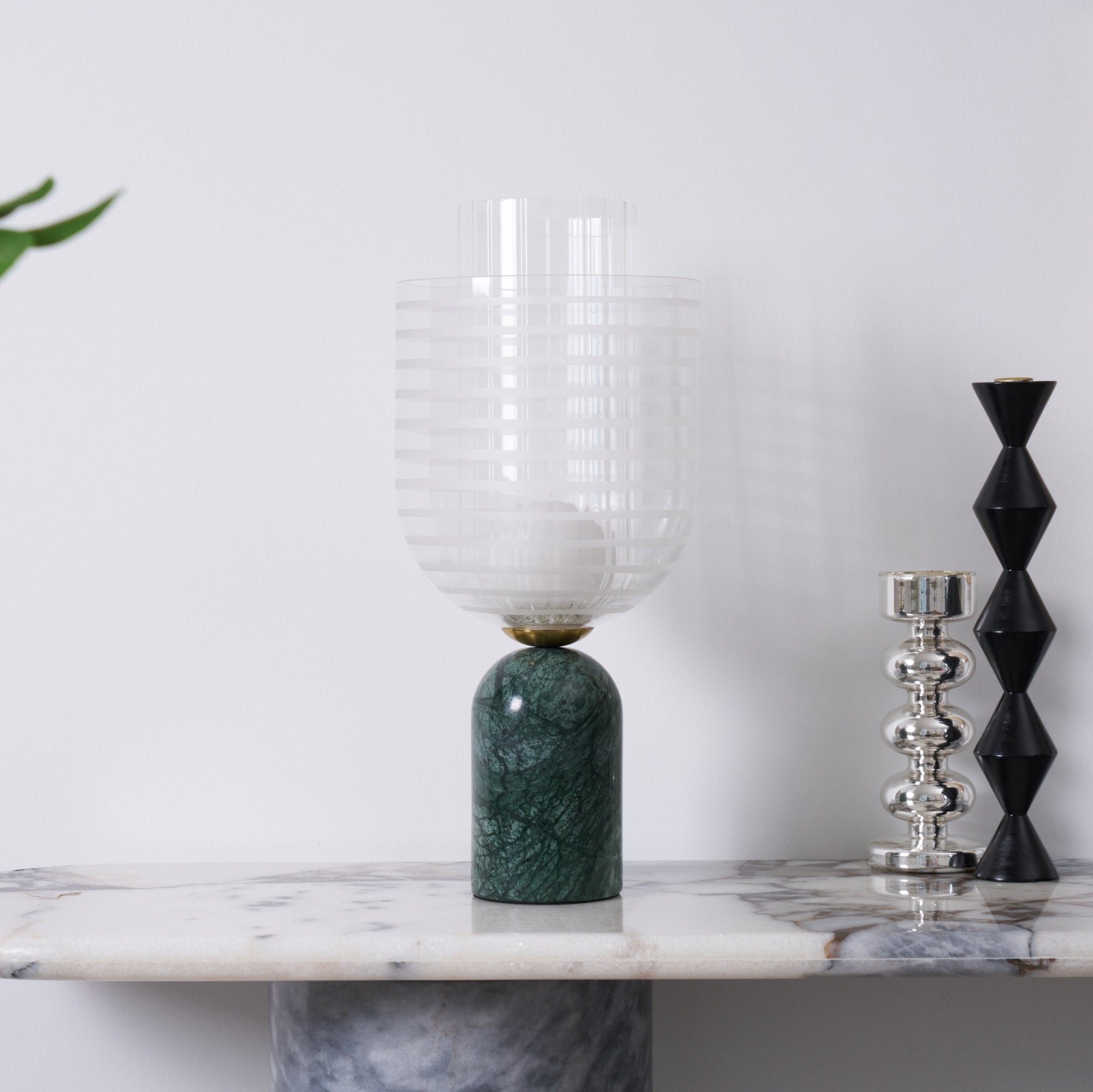 striara-table-lamp-anzaz-Green & Clear-3