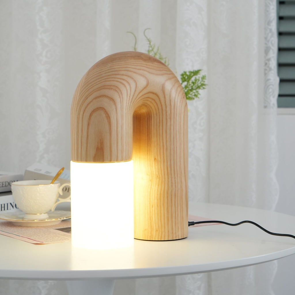 u-shaped-door-table-lamp-anzaz-Wood color & Cool Light-5