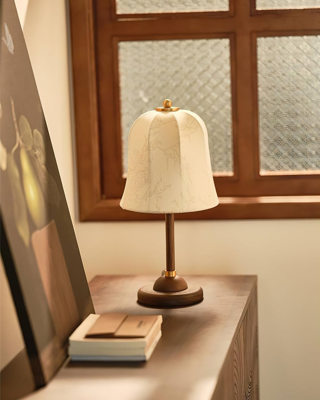 daphne-table-lamp-anzaz-Walnut Color & Beige-4