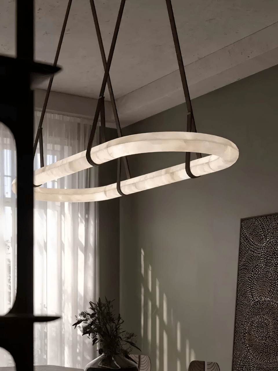 circle-alabaster-chandelier-anzaz-Dark Brown & White Alabaster-3
